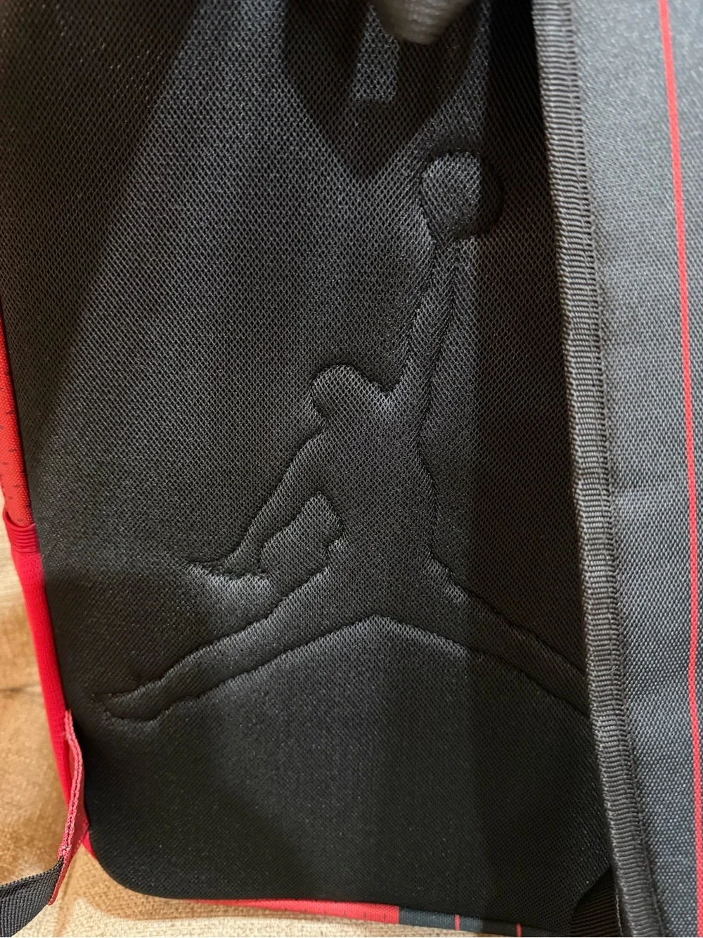 New Nike x Air Jordan Backpack Playoff Edition Red Black Large